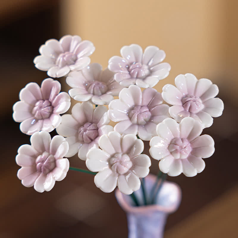 The Everlasting Garden Collection - Handmade Ceramic Little Flower Decor - Cherry Blossom - image 18
