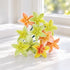 Happy Little Mystery Wildflower Sculpture - Handmade Ceramic Random Color Flower Decor - Pentas Lanceolata - image 4