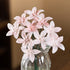 Artificial Flowers Cute Desk Buddy - Handmade Mini Ceramic Flower Decor - Pink Oncidium - image 0