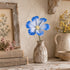 Good Fortune Gesang Flower Desktop Sculpture - Handmade Mini Ceramic Flower Decor - Blue - image 10