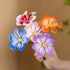 Good Fortune Gesang Flower Desktop Sculpture - Handmade Mini Ceramic Flower Decor - image 1
