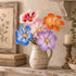 Good Fortune Gesang Flower Desktop Sculpture - Handmade Mini Ceramic Flower Decor - image 0