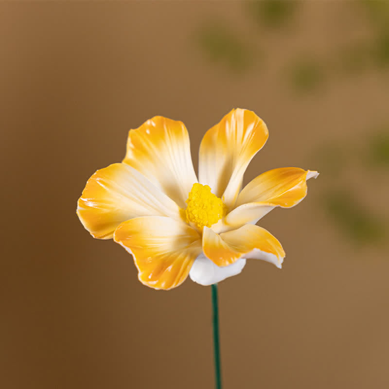 Good Luck & Love Hibiscus Mutabilis Flower - Hand-Sculpted Mini Ceramic Flower Decor - image 9