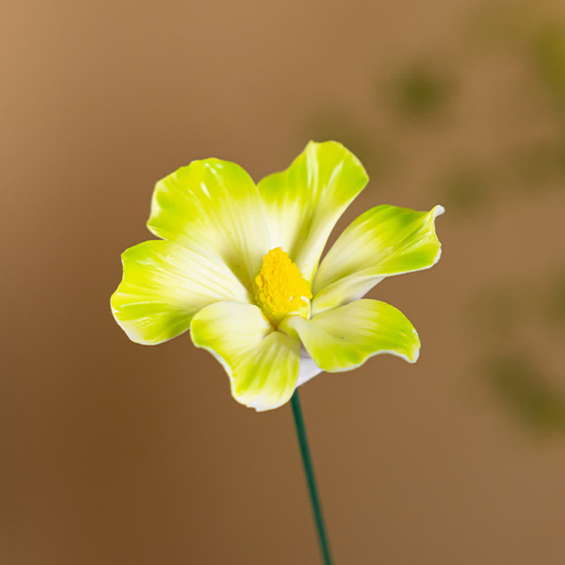 Good Luck & Love Hibiscus Mutabilis Flower - Hand-Sculpted Mini Ceramic Flower Decor - image 5