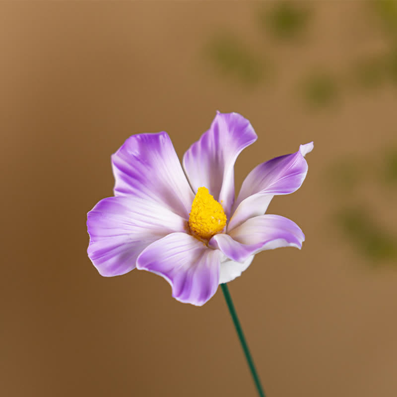 Good Luck & Love Hibiscus Mutabilis Flower - Hand-Sculpted Mini Ceramic Flower Decor - image 7