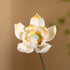 Lotus With Multi-Layered Petals - Handmade Ceramic Artificial Flower Decor - image 3