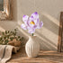 Lotus With Multi-Layered Petals - Handmade Ceramic Artificial Flower Decor - Purple - image 8