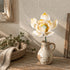 Lotus With Multi-Layered Petals - Handmade Ceramic Artificial Flower Decor - Yellow - image 2