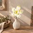 Lotus With Multi-Layered Petals - Handmade Ceramic Artificial Flower Decor - Green - image 6