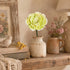 King Of Flower Romantic Large Peony - Handmade Ceramic Artificial Flower Decor - Light Green - image 8