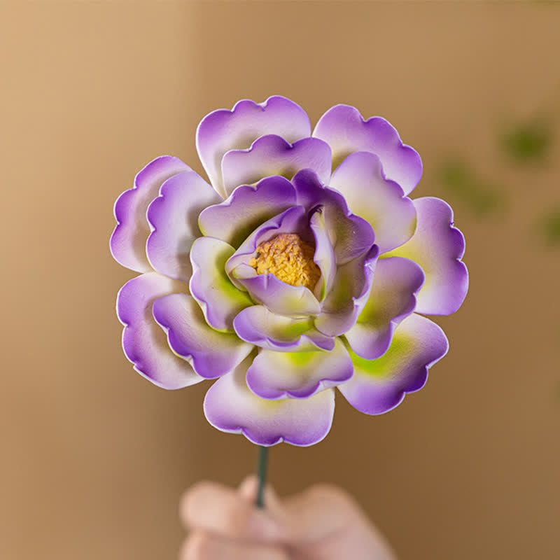 King Of Flower Romantic Large Peony - Handmade Ceramic Artificial Flower Decor - image 16