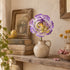 King Of Flower Romantic Large Peony - Handmade Ceramic Artificial Flower Decor - Purple & Green - image 15