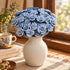 Mini Artificial Rose Flower For Office Desk - Handmade Ceramic Artificial Flower Decor - Blue - image 6