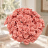 Mini Artificial Rose Flower For Office Desk - Handmade Ceramic Artificial Flower Decor - Red - image 2