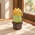 Cute Cactus With Flower In Pot - Handmade Mini Ceramic Cactus Figurine Decor - Style #18 - image 17