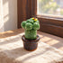 Cute Cactus With Flower In Pot - Handmade Mini Ceramic Cactus Figurine Decor - Style #38 - image 37