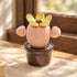 Cute Cactus With Flower In Pot - Handmade Mini Ceramic Cactus Figurine Decor - Style #12 - image 11