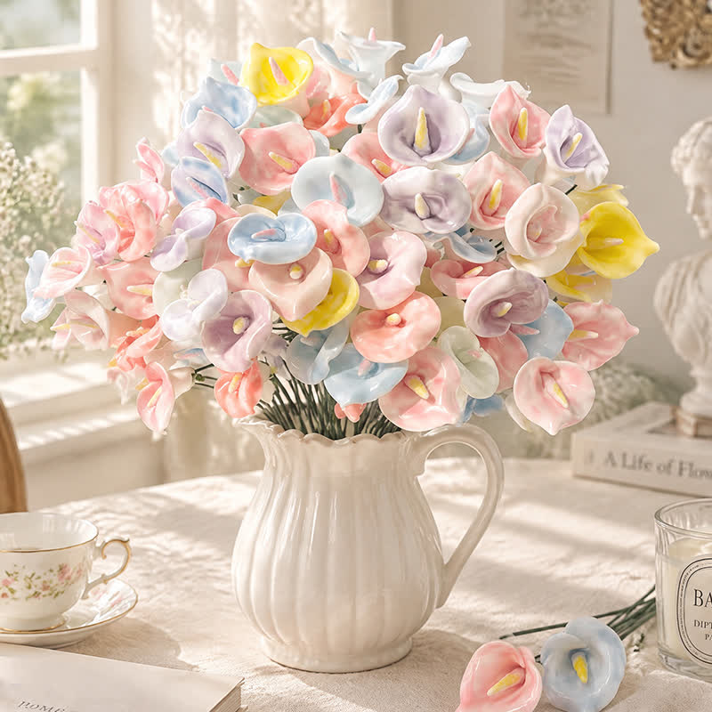 Mini Blossom Colorful Forever Garden Flower - Handmade Everlasting Flower Decor - Style #2 - image 1