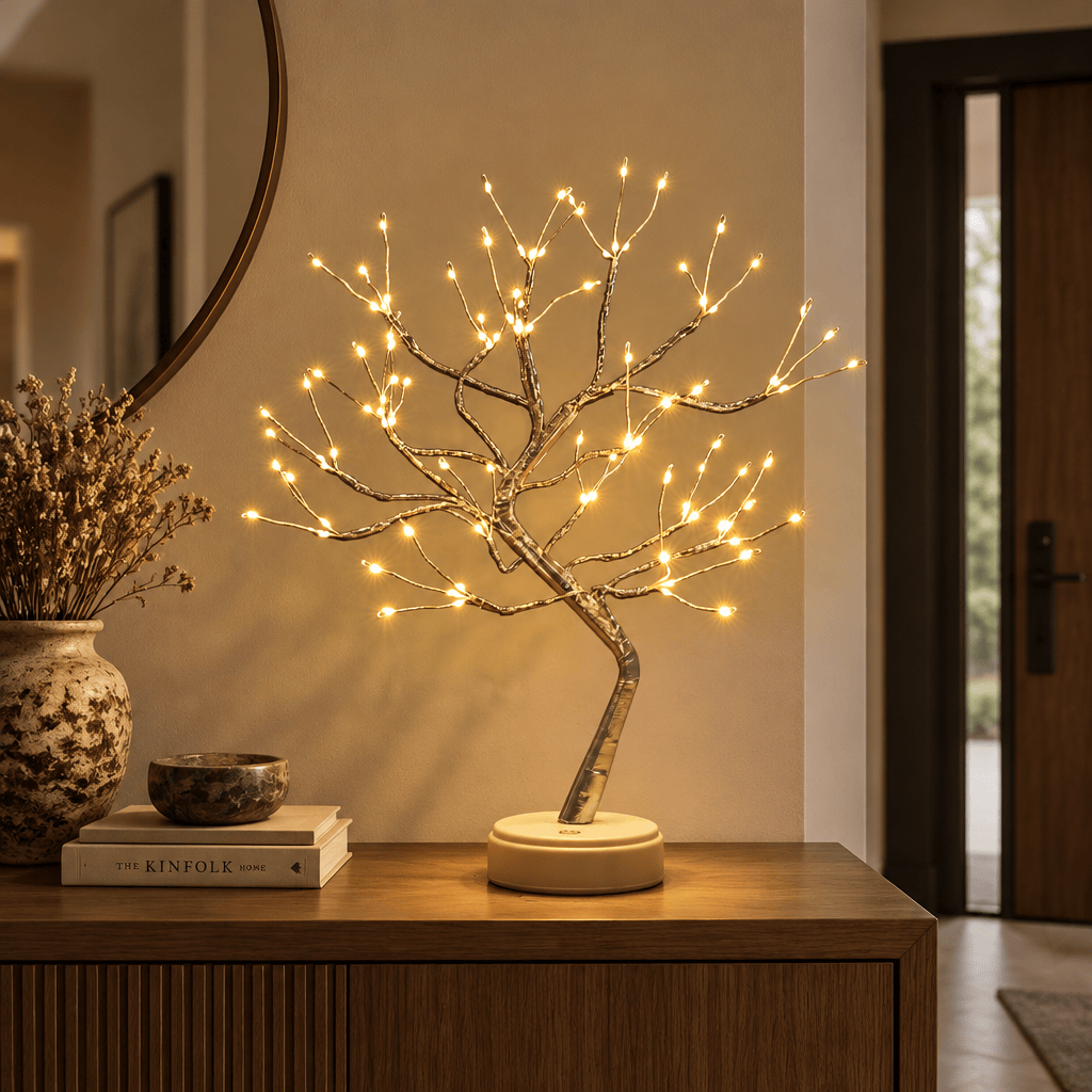 Spirit Tree Twisted Trunk Fairy Light Decor - Festival Artificial Plant Lamp Decor - image 4
