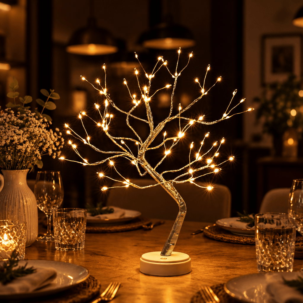 Spirit Tree Twisted Trunk Fairy Light Decor - Festival Artificial Plant Lamp Decor - Tree - image 0
