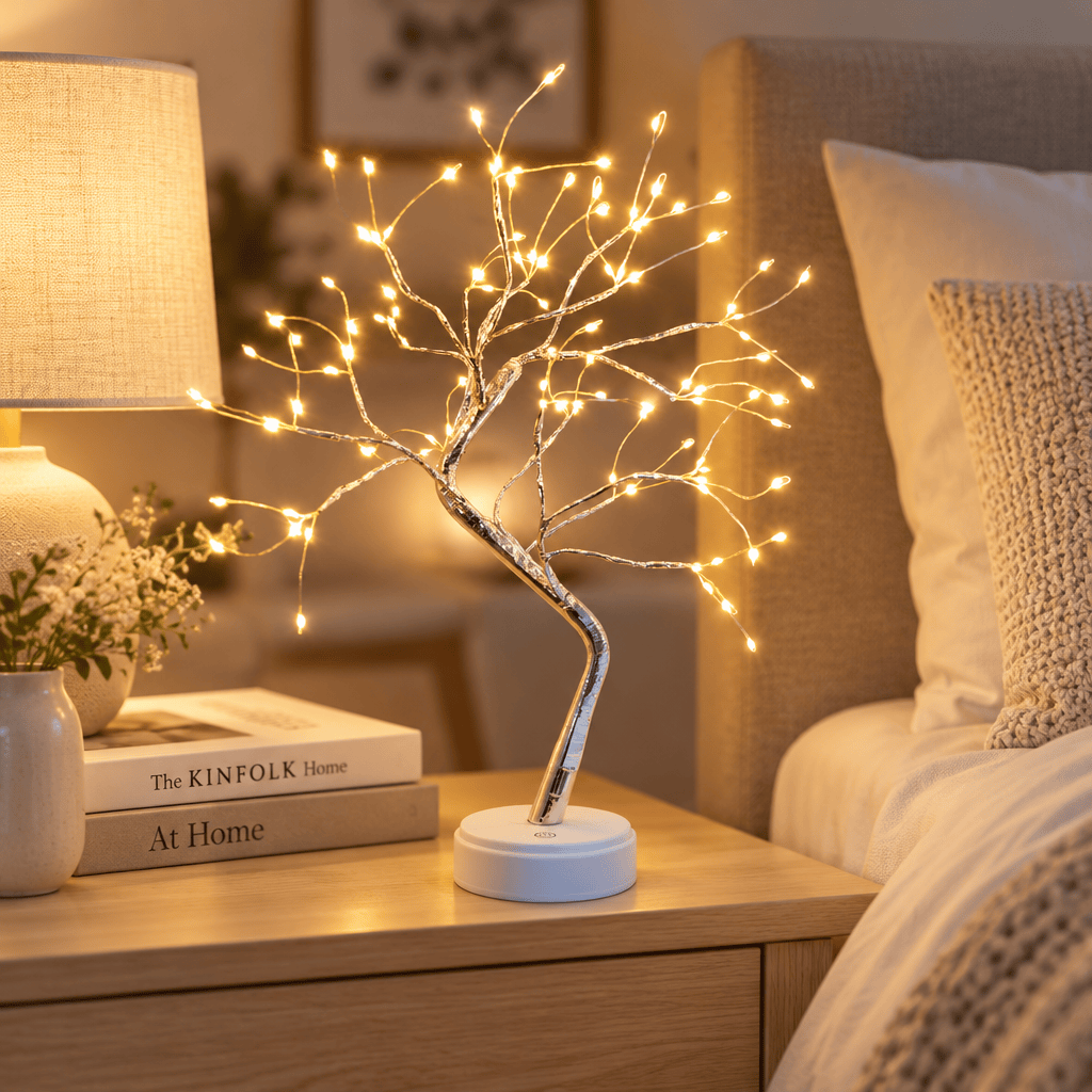 Spirit Tree Twisted Trunk Fairy Light Decor - Festival Artificial Plant Lamp Decor - image 1